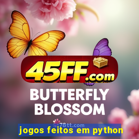jogos feitos em python
